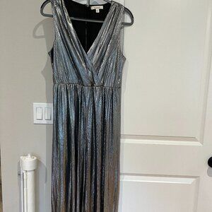 Francesca's | Silver Jumpsuit | Size Large